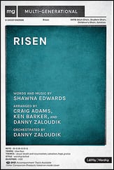 Risen SATB choral sheet music cover